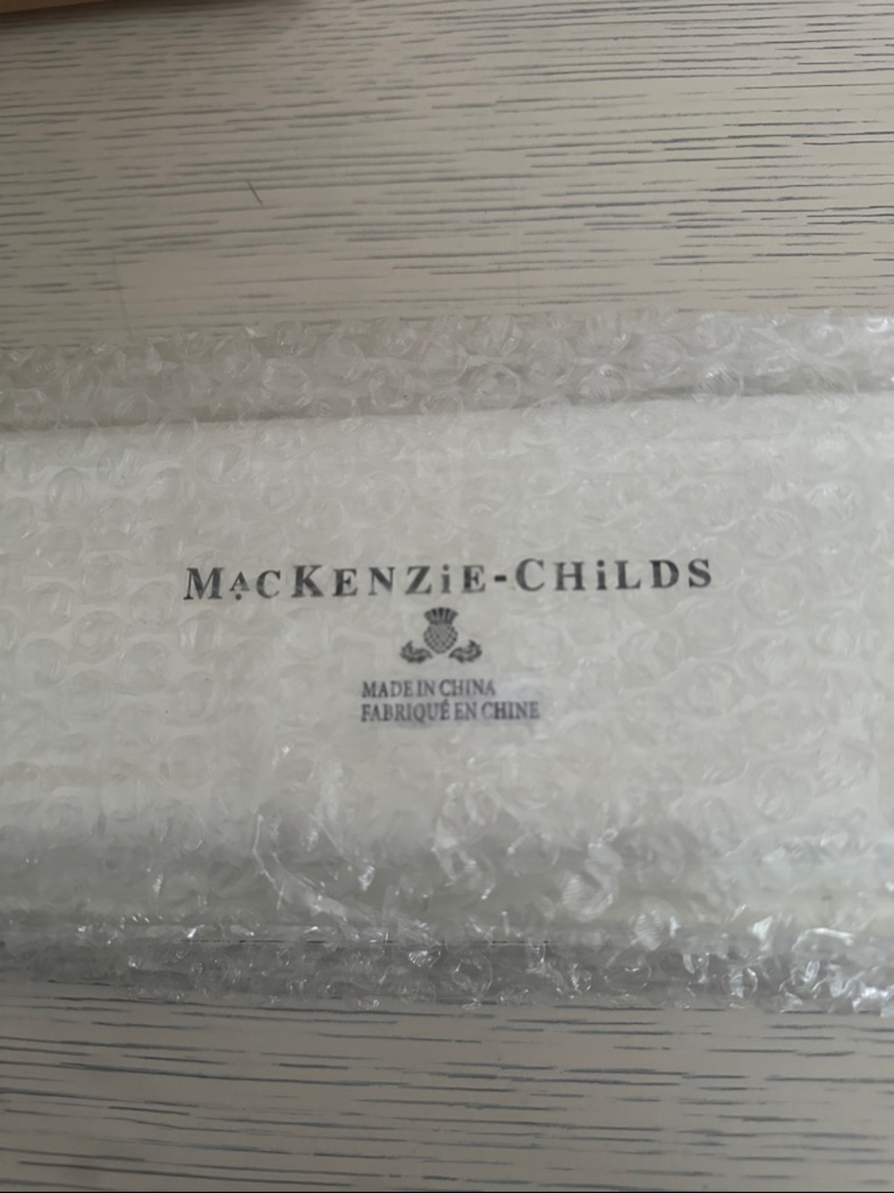 Mackenzie Childs Sterling Check Baguette Dish NIB - Picture 3 of 3